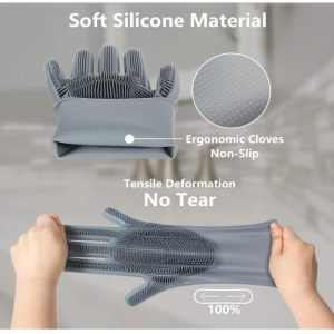 Guanto Toelettatura per Cani e Gatti in Silicone