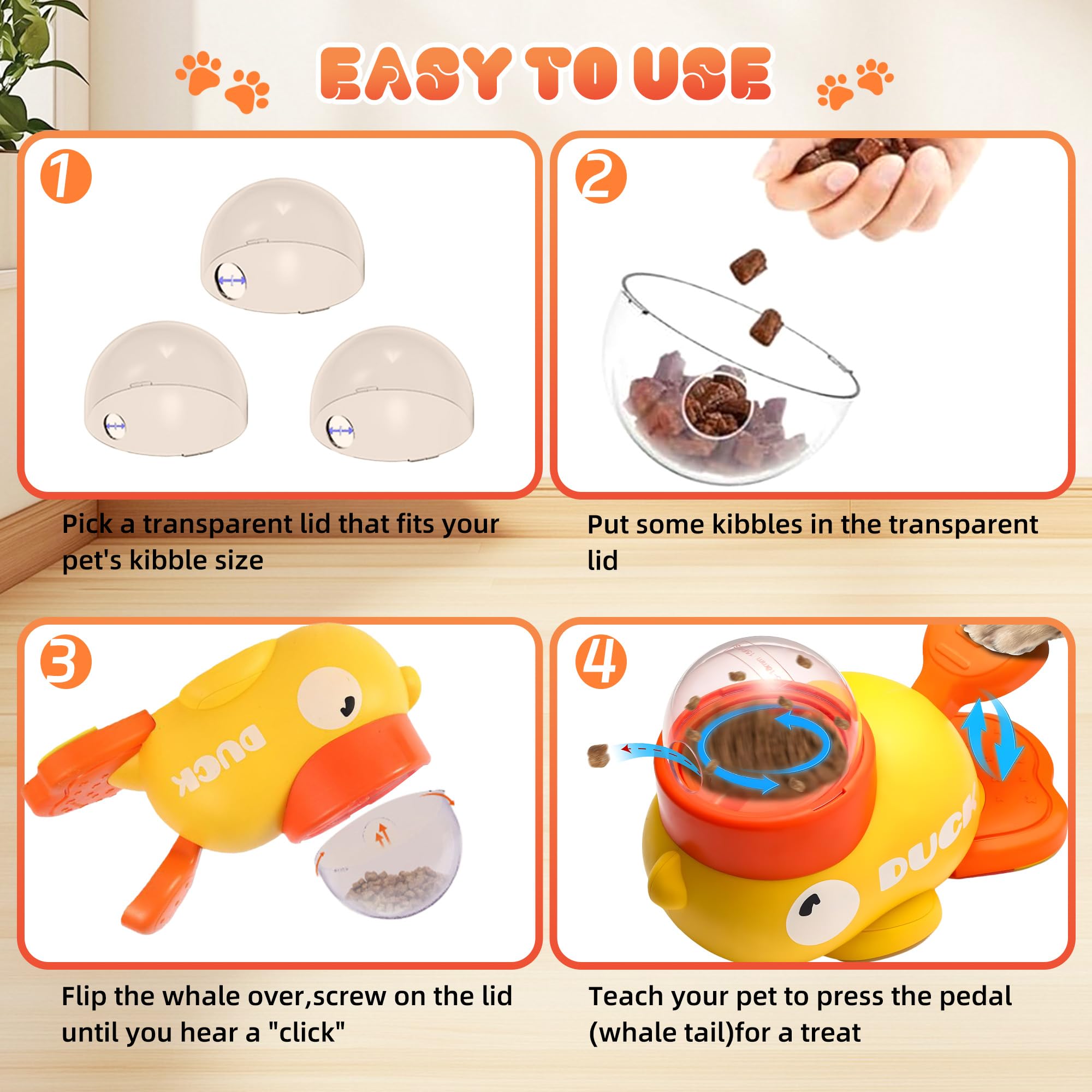 Palla Dispenser Snack per Cani Interattiva - immagine 3