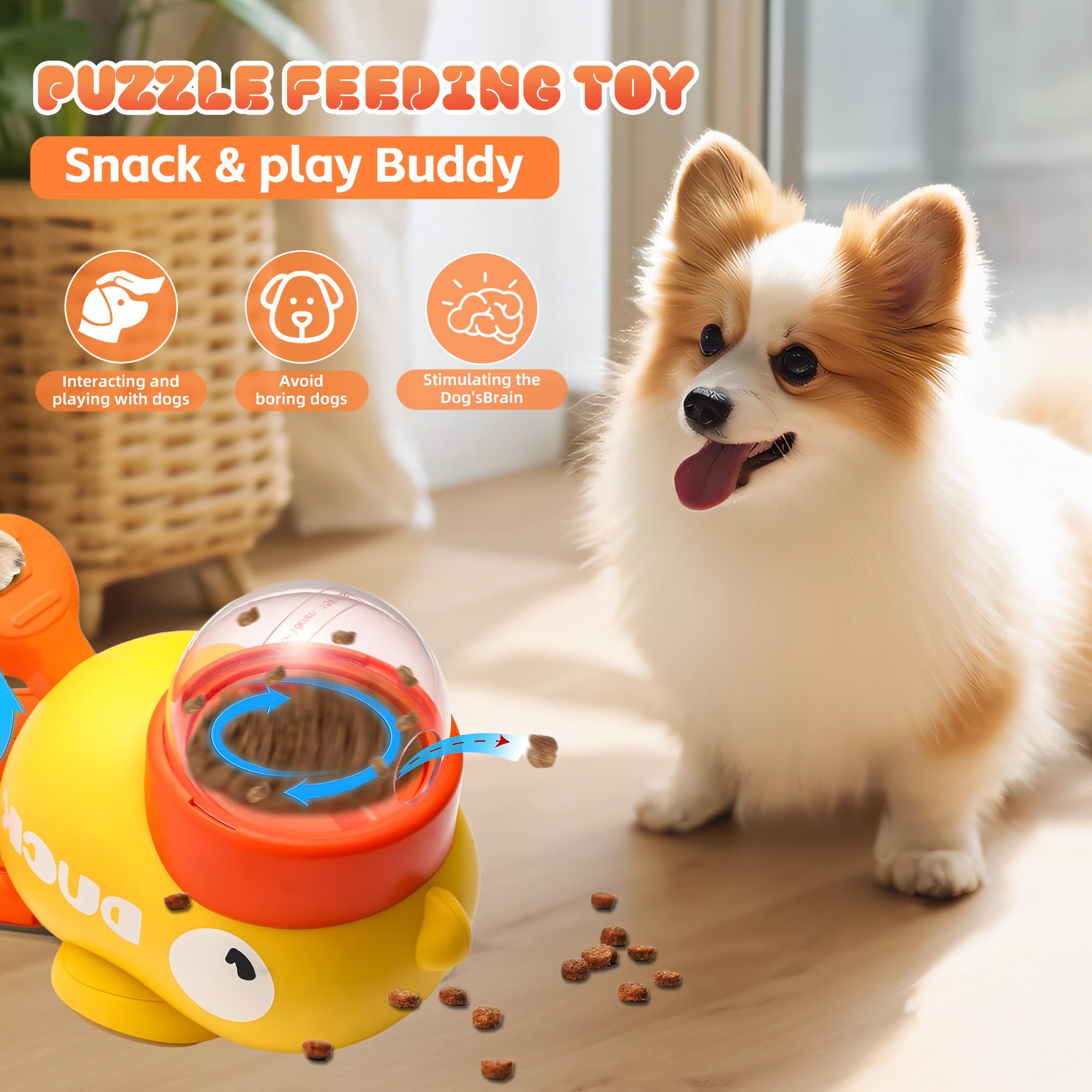 Palla Dispenser Snack per Cani Interattiva - immagine 4